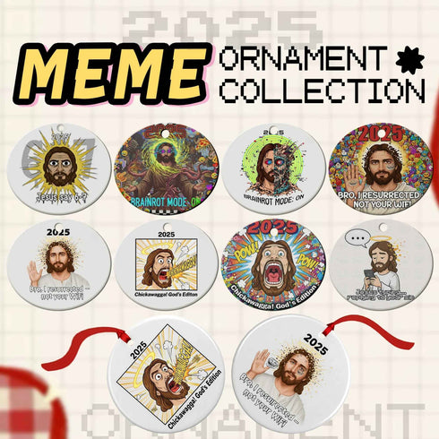 5+ Meme Christmas Collection Christmas Ornament