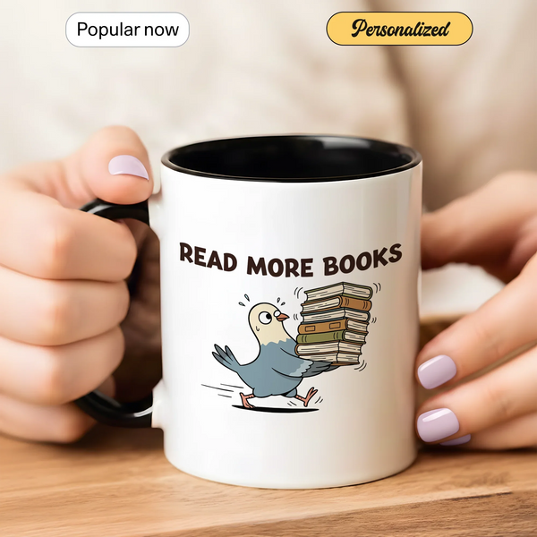 Accent for Book Lovers - Gift Mug - Faith In My Bag is a brand operated by Gemini Clothing LLC