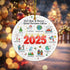 2025 Year in Review 2026 Christmas Ornament - Faith In My Bag is a brand operated by Gemini Clothing LLC