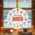 2025 Year in Review 2026 - Christmas Ornament - Faith In My Bag is a brand operated by Gemini Clothing LLC