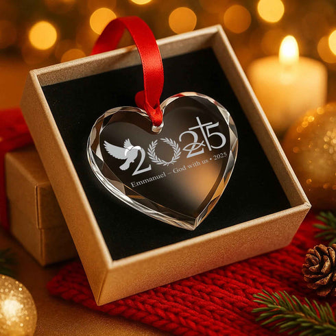 2025 Emmanuel God with Us Christmas Ornament