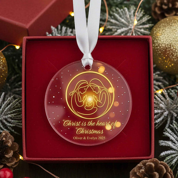 Acrylic Nativity - Personalized Christmas Ornament