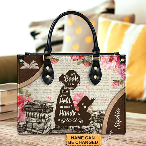 A Book is A Dream That You Hold in Your Hands - Personalized Christian Handbag - Faith In My Bag is a brand operated by Gemini Clothing LLC