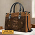 "I Can Do All Things" Inspirational Leather Bag & Wallet Set - Personalized Religious Gift - CHRISTIANARTBAG CAB0142326