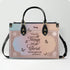 "I Can Do All Things" Inspirational Leather Bag & Wallet Set - Personalized Religious Gift - CHRISTIANARTBAG CAB0142326