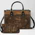 "I Can Do All Things" Inspirational Leather Bag & Wallet Set - Personalized Religious Gift - CHRISTIANARTBAG CAB0142326