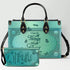 "I Can Do All Things" Inspirational Leather Bag & Wallet Set - Personalized Religious Gift - CHRISTIANARTBAG CAB0142326