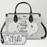 "I Can Do All Things" Inspirational Leather Bag & Wallet Set - Personalized Religious Gift - CHRISTIANARTBAG CAB0142326