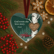 Couple Set 2-Pack Personalized Christmas Ornament