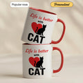 Life is Better with Cat - Gift Mug - Faith In My Bag is a brand operated by Gemini Clothing LLC