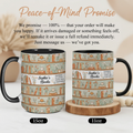 Happiness is a Cup of Coffee and a Good Book - Personalized Gift Mug - Faith In My Bag is a brand operated by Gemini Clothing LLC