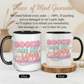 Books Are my Love Language - Gift Mug - Faith In My Bag is a brand operated by Gemini Clothing LLC
