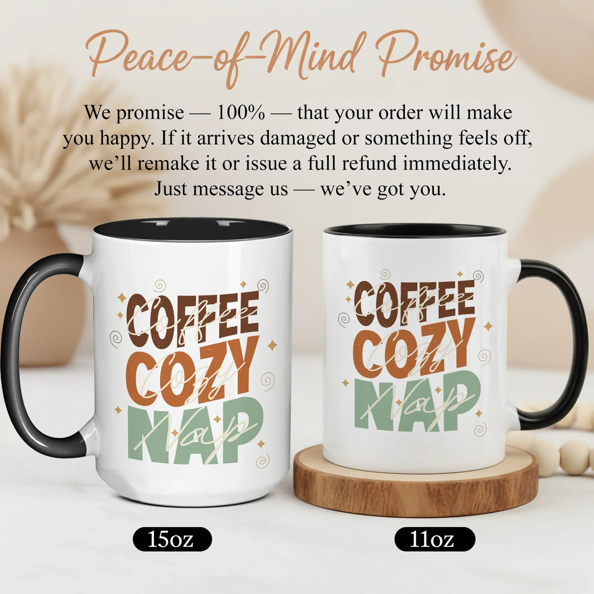 Cute Cozy Coffee - Gift Mug - Faith In My Bag is a brand operated by Gemini Clothing LLC