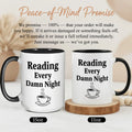 Late-Night Reading - Personalized Gift Mug - Faith In My Bag is a brand operated by Gemini Clothing LLC