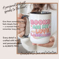 Books Are my Love Language - Gift Mug - Faith In My Bag is a brand operated by Gemini Clothing LLC