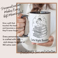 Late Night Reader for Book Lovers - Gift Mug - Faith In My Bag is a brand operated by Gemini Clothing LLC