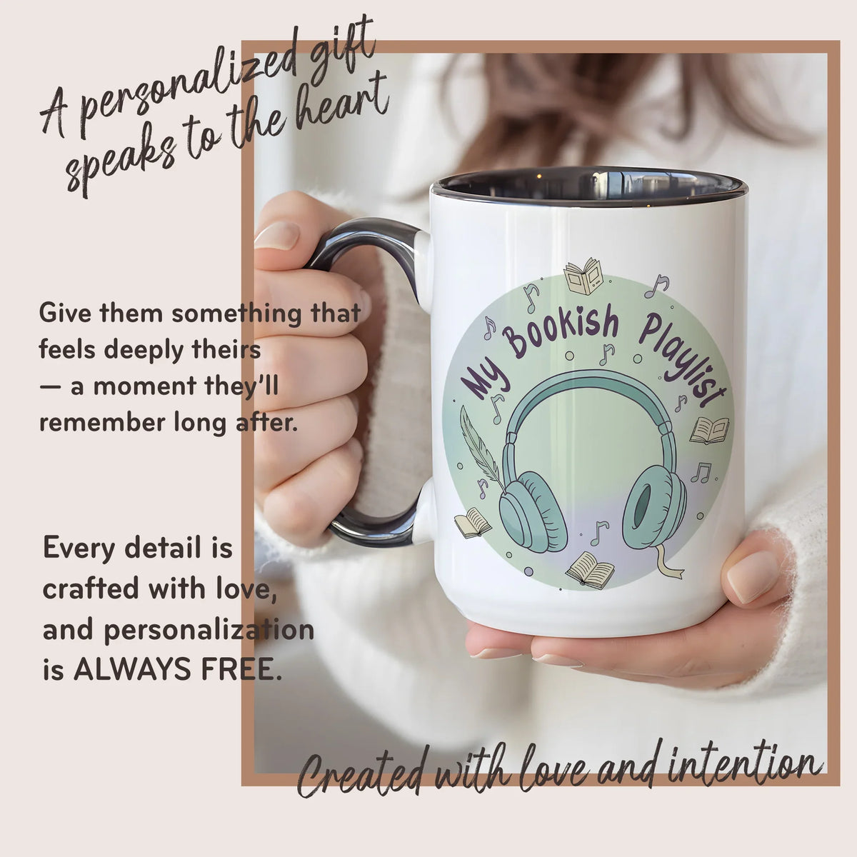 My Bookish Playlist Coffee - Gift Mug - Faith In My Bag is a brand operated by Gemini Clothing LLC