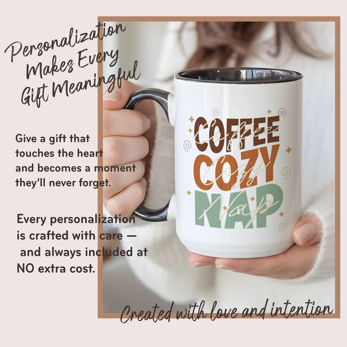 Cute Cozy Coffee - Gift Mug - Faith In My Bag is a brand operated by Gemini Clothing LLC