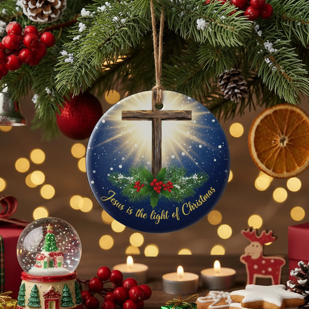 Combo Christmas 3 Pack - Christmas Ornament - Faith In My Bag is a brand operated by Gemini Clothing LLC