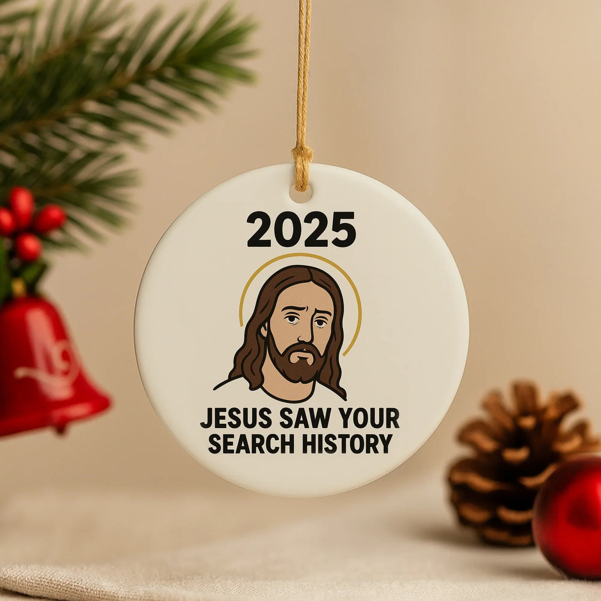 Jesus Christmas Set of 5 2026 - Christmas Ornament - Faith In My Bag is a brand operated by Gemini Clothing LLC