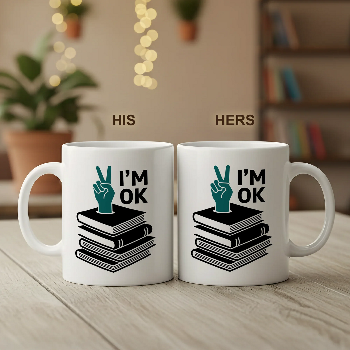 I'm OK Bookish Reading - Gift Mug - Faith In My Bag is a brand operated by Gemini Clothing LLC