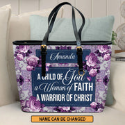 Christianart Designer Handbags, A Child Of God A Woman Of Faith, Personalized Gifts, Gifts for Women, Christmas Gift.