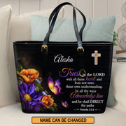 Christianart Designer Handbags, Trust In The Lord Proverbs 3:5-6, Personalized Gifts, Gifts for Women.