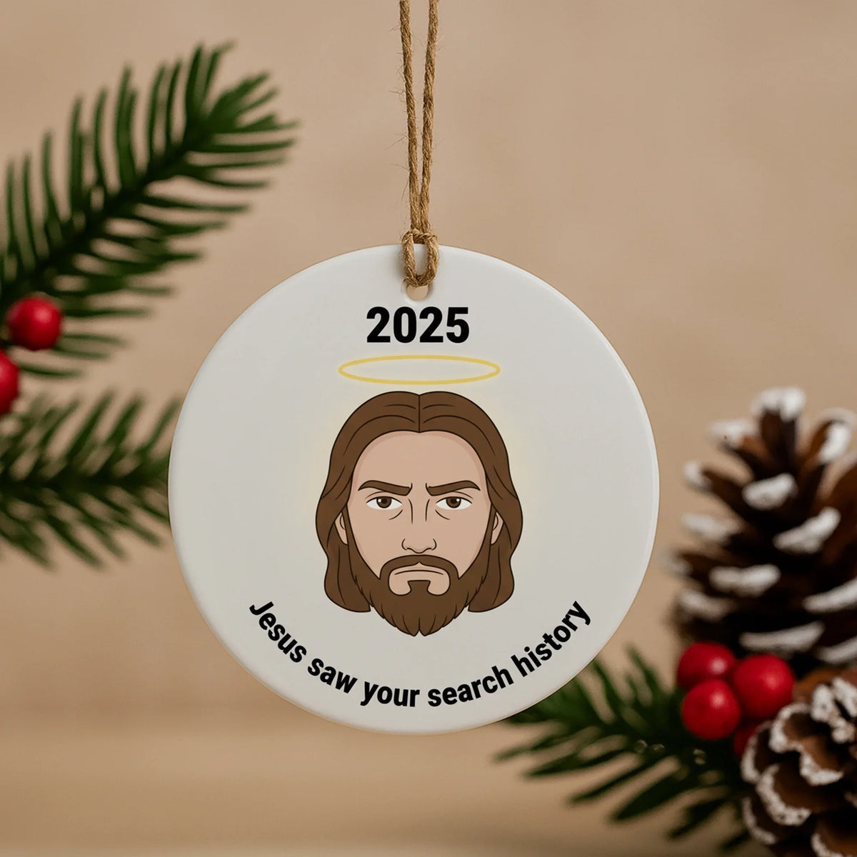 Jesus Christmas Set of 5 2026 - Christmas Ornament - Faith In My Bag is a brand operated by Gemini Clothing LLC