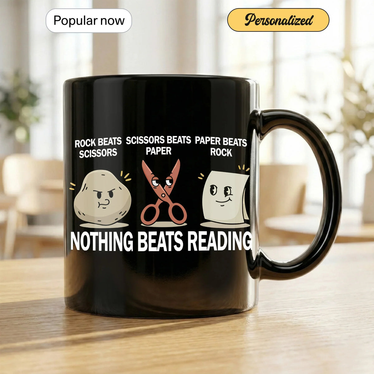 Nothing Beats Reading Gift Mug - Faith In My Bag is a brand operated by Gemini Clothing LLC