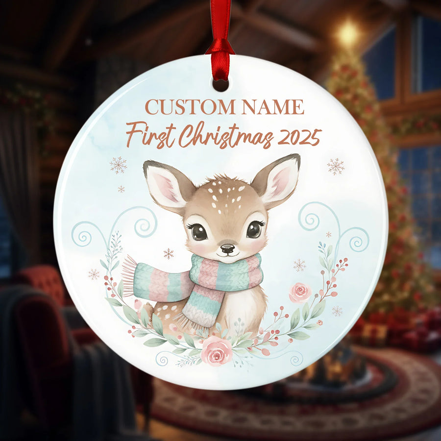 A Magical First Christmas 2025 2026 - Personalized Christmas Ornament - Faith In My Bag is a brand operated by Gemini Clothing LLC