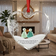 It's Not What We Have in Life Glass - Christmas Ornament - Faith In My Bag is a brand operated by Gemini Clothing LLC