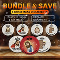 Jesus Christmas Set of 5 2026 - Christmas Ornament - Faith In My Bag is a brand operated by Gemini Clothing LLC