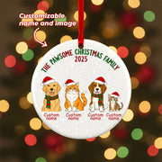 Pet Family Christmas 2025 - Personalized Christmas Ornament - Faith In My Bag is a brand operated by Gemini Clothing LLC