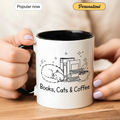 Cute Bookworm Gift Mug - Faith In My Bag is a brand operated by Gemini Clothing LLC