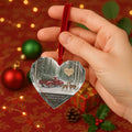 Heart for Couple - Personalized Christmas Ornament