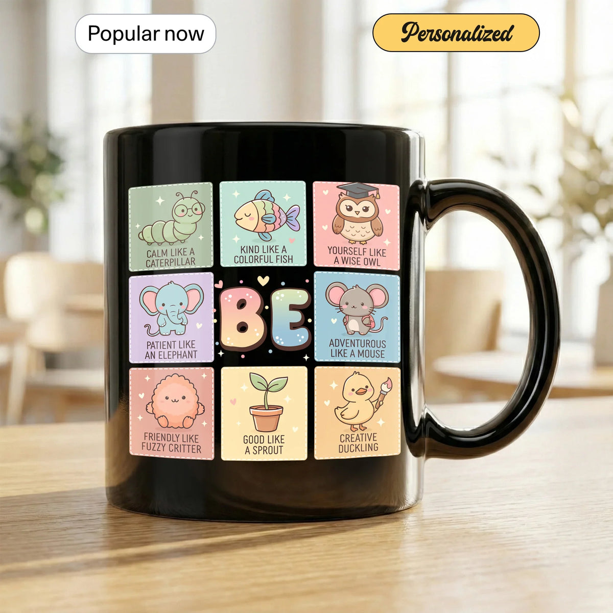 Cute Animal Motivation - Gift Mug - Faith In My Bag is a brand operated by Gemini Clothing LLC