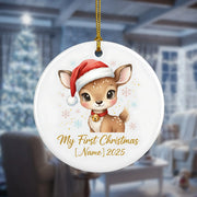 My First Christmas 2025 2026 - Personalized Christmas Ornament - Faith In My Bag is a brand operated by Gemini Clothing LLC
