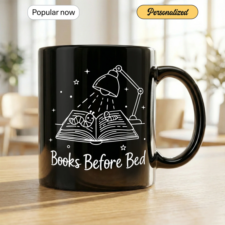Books Before Bed - Gift Mug - Faith In My Bag is a brand operated by Gemini Clothing LLC