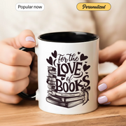 For the Love of Books Personalized Gift Mug - Faith In My Bag is a brand operated by Gemini Clothing LLC
