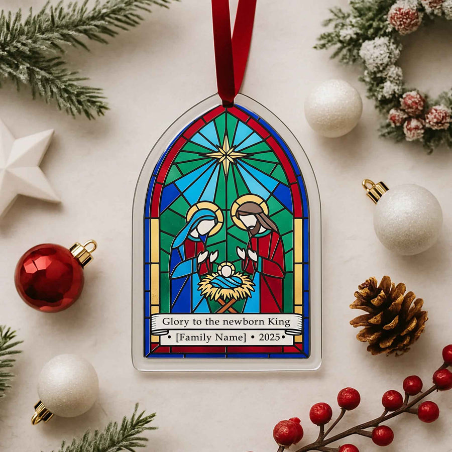 Family Acrylic Personalized Christmas Ornament