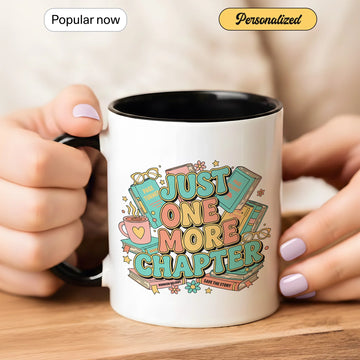 Just One More Chapter - Personalized Gift Mug - Faith In My Bag is a brand operated by Gemini Clothing LLC