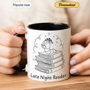 Late Night Reader for Book Lovers - Gift Mug - Faith In My Bag is a brand operated by Gemini Clothing LLC