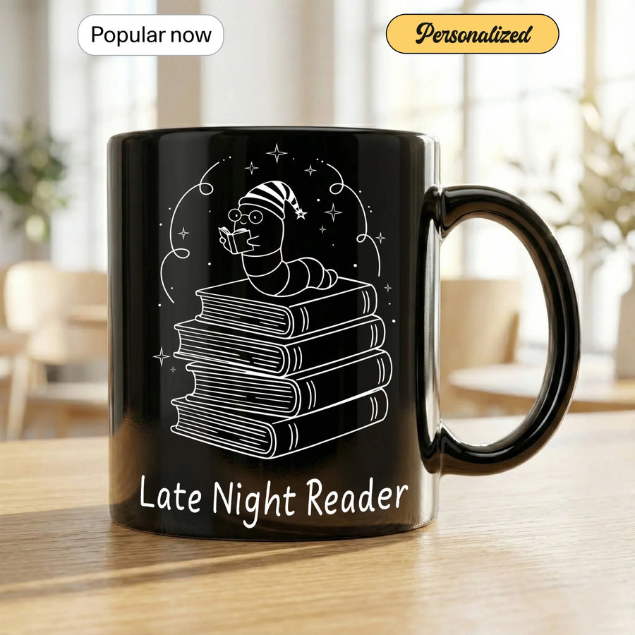 Books & Coffee for Night Owls - Gift Mug - Faith In My Bag is a brand operated by Gemini Clothing LLC