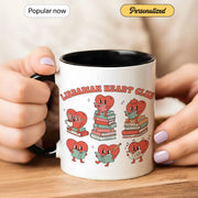 Librarian Heart Club Gift Mug - Faith In My Bag is a brand operated by Gemini Clothing LLC