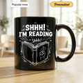 Shhh I'm Reading Coffee - Gift Mug - Faith In My Bag is a brand operated by Gemini Clothing LLC