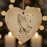 Our Silent Prayers - Christmas Ornament - Faith In My Bag is a brand operated by Gemini Clothing LLC