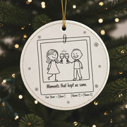 Christmas Set of 3 - Personalized Christmas Ornament - Gift Onmcb12 Copy