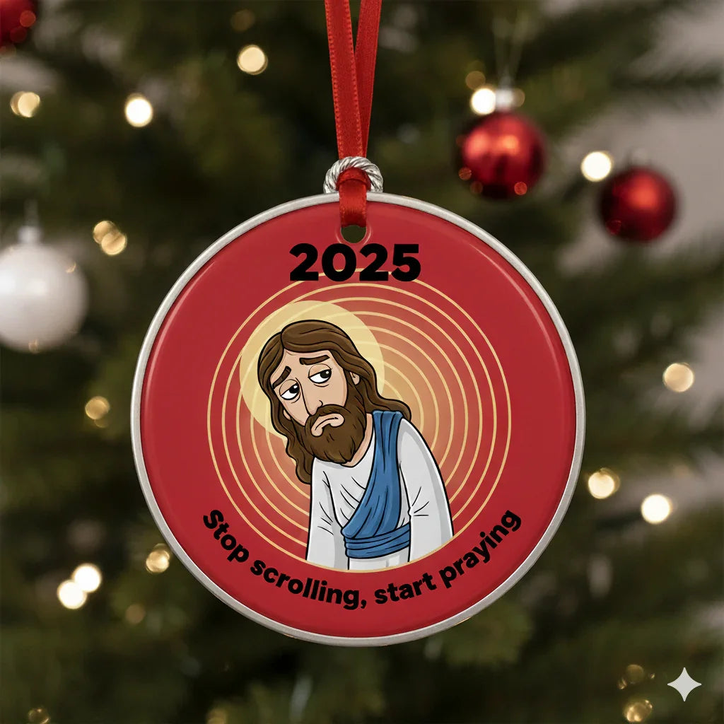 Jesus Christmas Set of 5 2026 - Christmas Ornament - Faith In My Bag is a brand operated by Gemini Clothing LLC