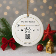 Playlist 2025 Personalized Christmas Ornament