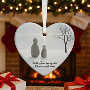 Jesus by my Side Christmas Ornament